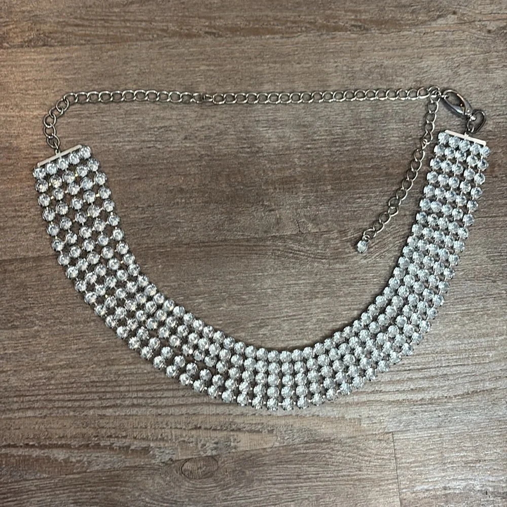 Rhinestone Belt. Approx 45” total length. Adjustable. - Picture 5 of 8